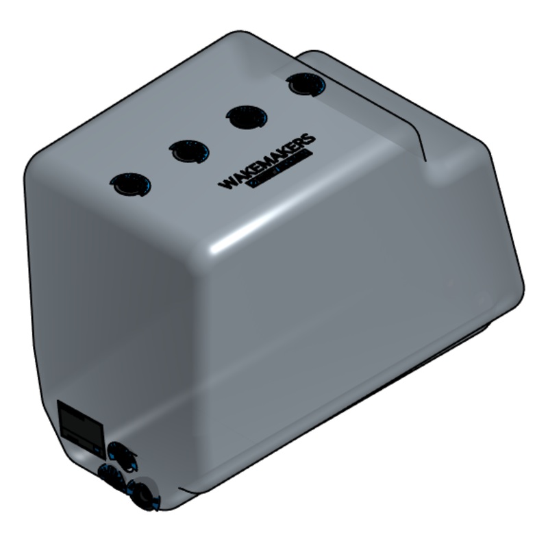 ExactFIT – 2019+ Moomba Max/Makai Port Rear Locker Ballast Bag – 1345lbs