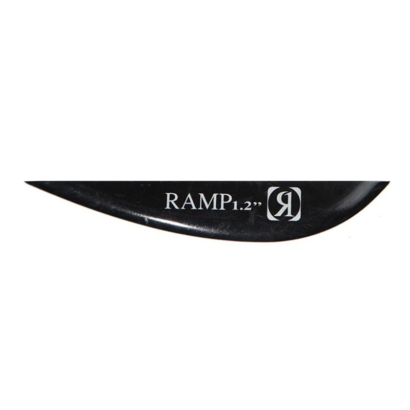 1.2″ – Fiberglass Ramp Fin – (2 pack) – Black