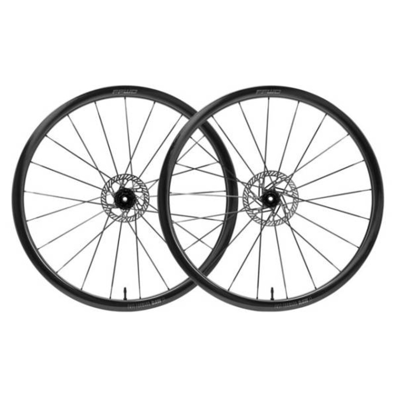 FFWD Raw33 FCC Wheel Set 28″ 12V SH Ceramic Disc Carbon – Bl