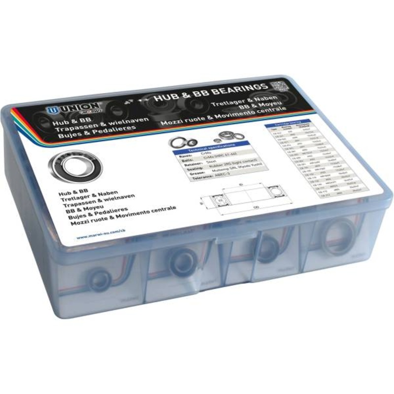 Marwi Ball Bearings Assortiments Box For. Bottom Bracket