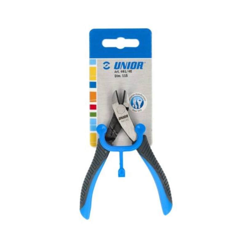 Unior Diagonal Pliers 115mm – Blue/Gray
