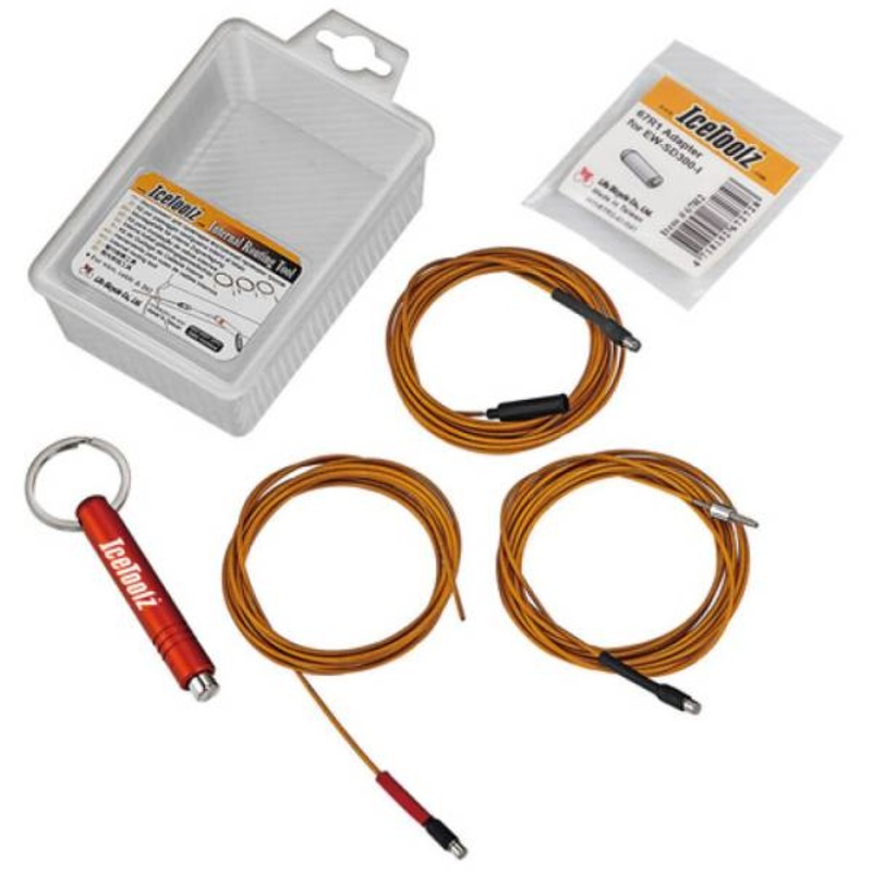 IceToolz Cable Guide Set Icl. Magnet For. Frame – Orange