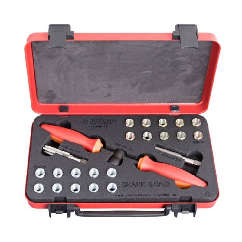 Unior 1695MB1-US Crank Saver Kit For. Pedal Repair – Red