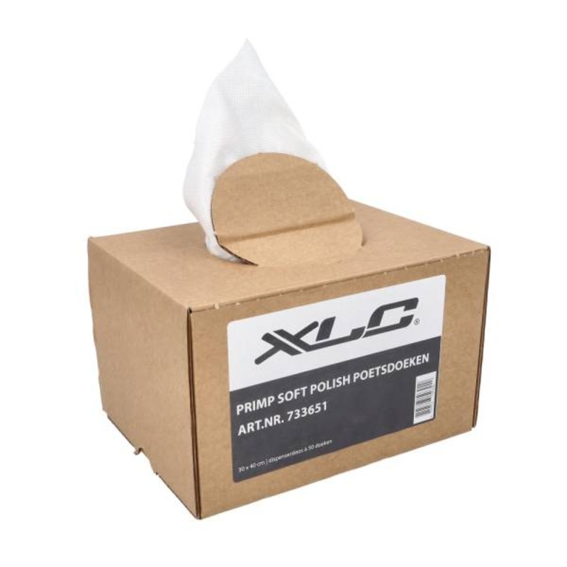 XLC Soft Polish Wiping Cloth Box – 50 Pieces