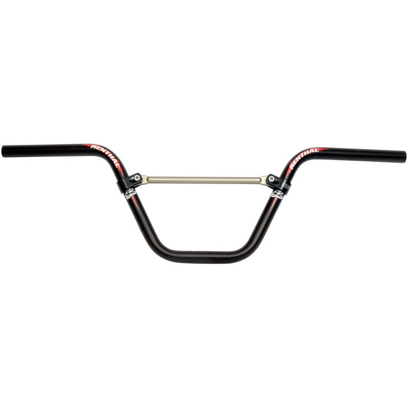 Renthal Moto 20 2pc Aluminum Race BMX Handlebars – 7.5″ tall – Black
