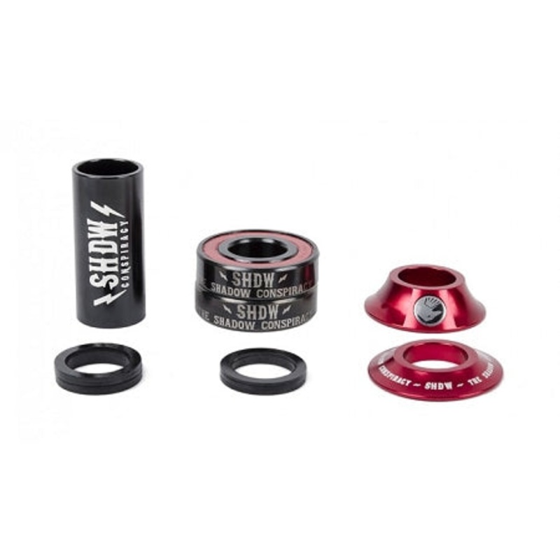Shadow Conspiracy Stacked Mid Bottom Bracket – Crimson Red