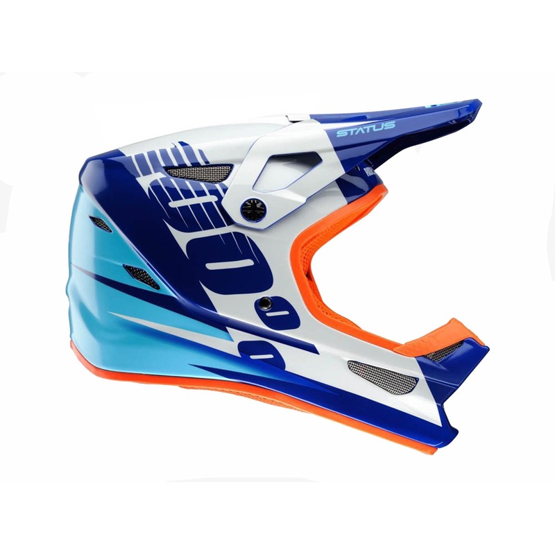 100% Status DH/BMX Full Face Helmet – Kelton Blue