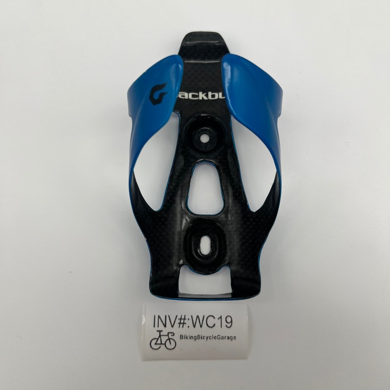 Blue Blackburn Camber Carbon Fiber Water Bottle Cages for Road /Triathlon Bikes