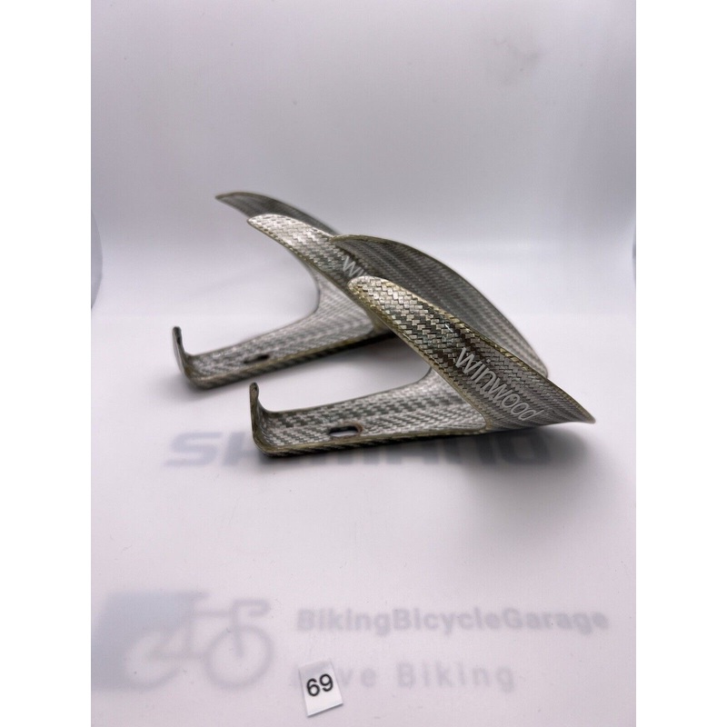 (2) Winwood Carbon Bike Water Bottle Cages 70g