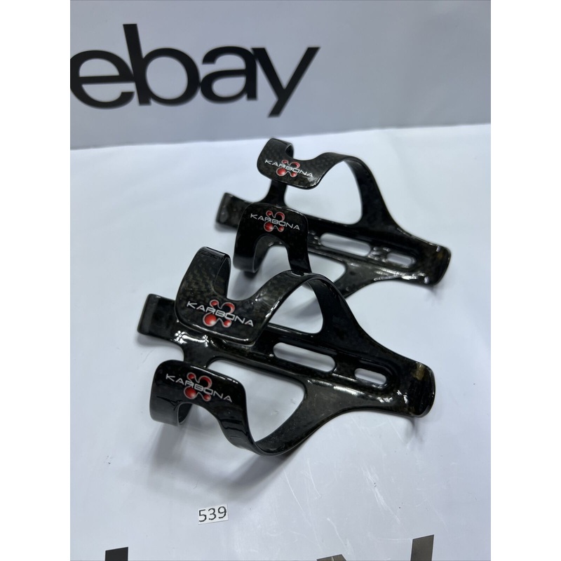 (2) Karbona Water Carbon Bottle Cages Road Triathlon MTB 58g