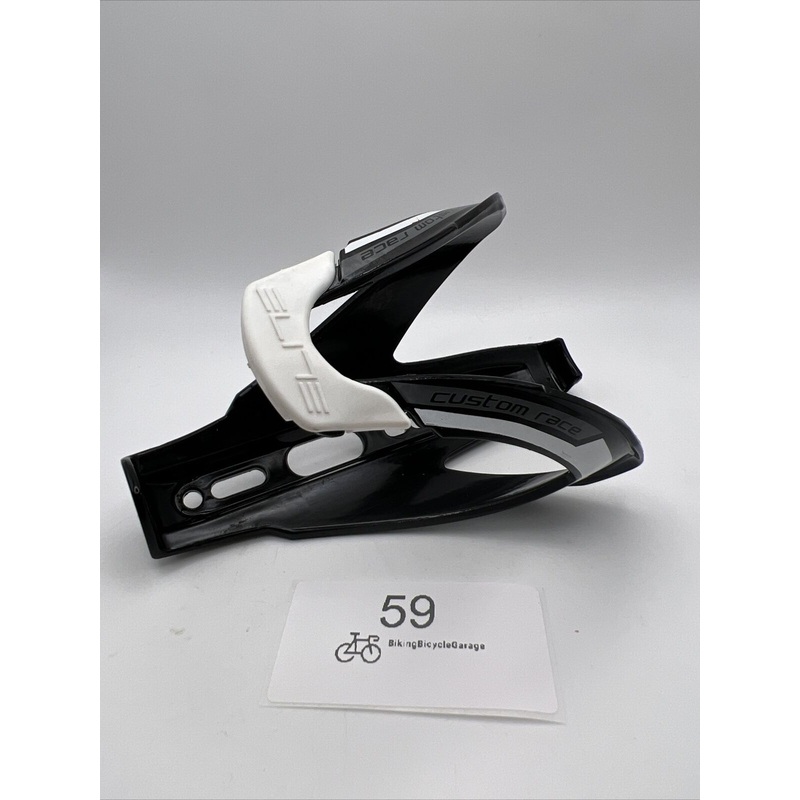 Elite Custom Race Bicycle Water Bottle Cage – Black