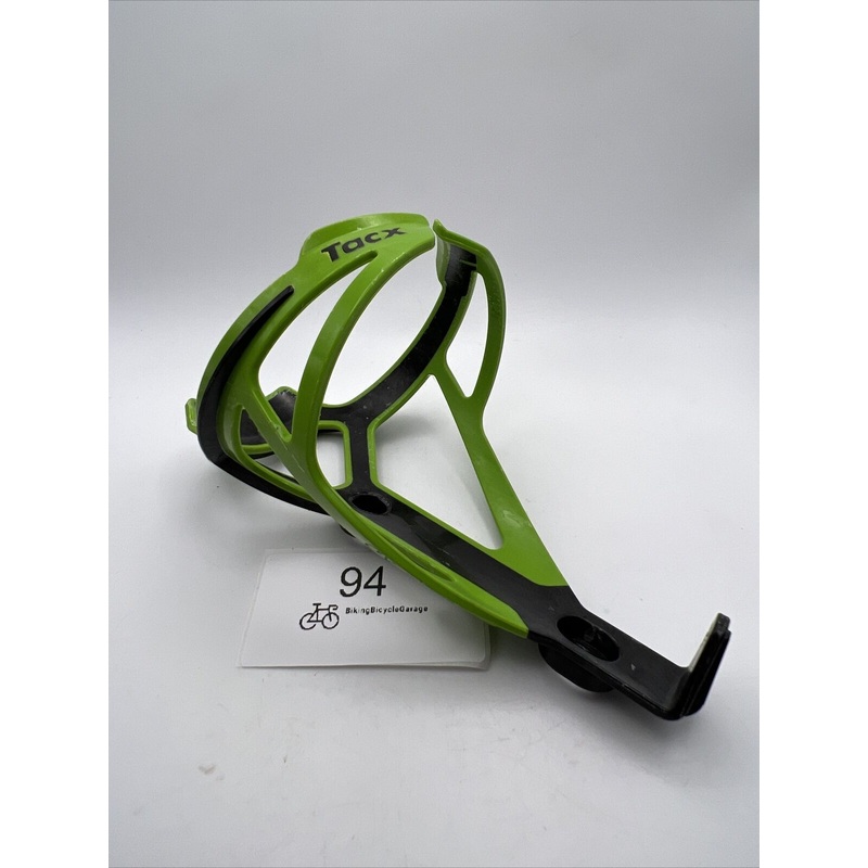 Tacx Deva Bicycle Water Bottle Cage – Black/Green