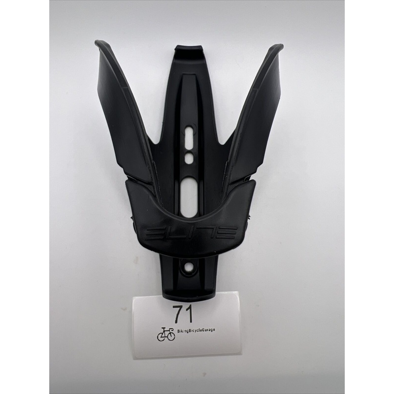 Elite Custom Race Skin Bicycle Water Bottle Cage – Black