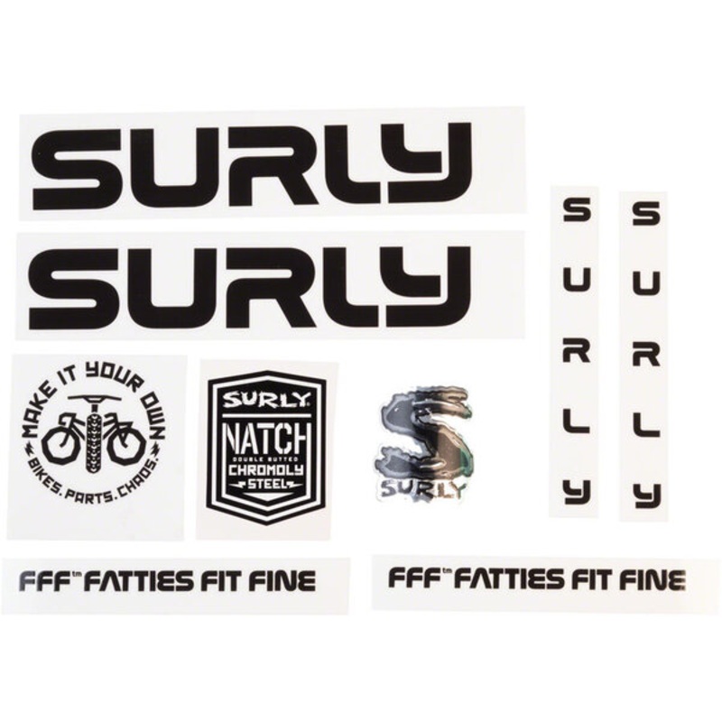 Surly Surly Intergalactic Decal Set Black
