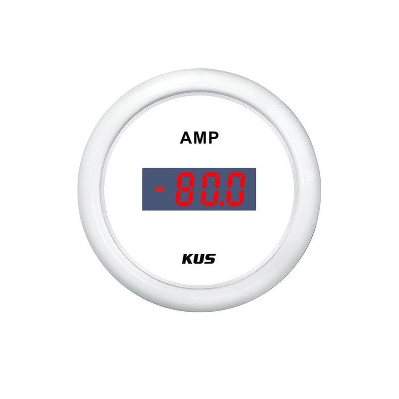 KUS Digital Ammeter 80A with Sensor Gauge