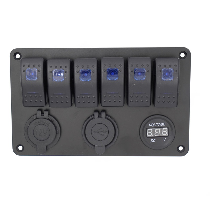 Boat Splashproof Switch Panel