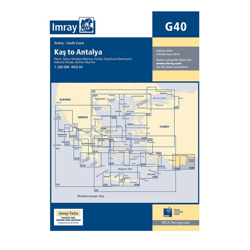Imray G3 Aegean Sea (South) Yachting Chart