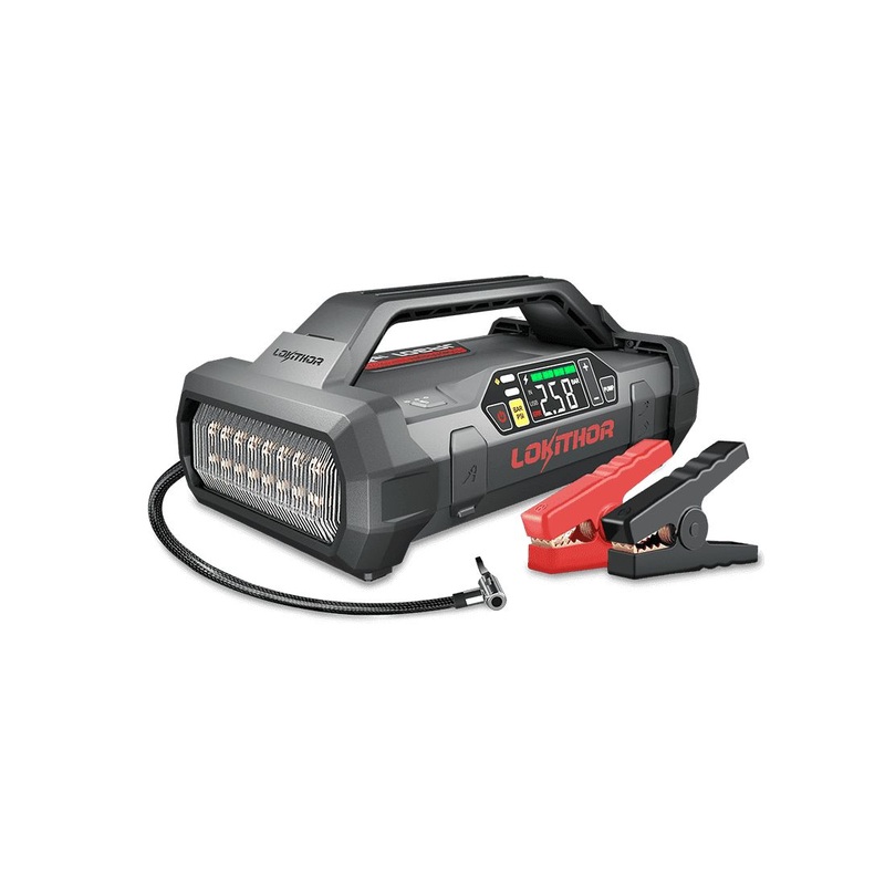 Lokithor JA301 Jump Starter with Air Compressor 2000Amp