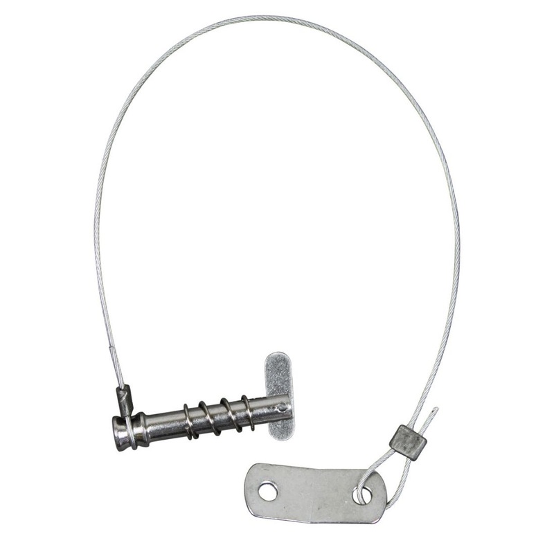 Removable Folding Pin with Plate & Cable
