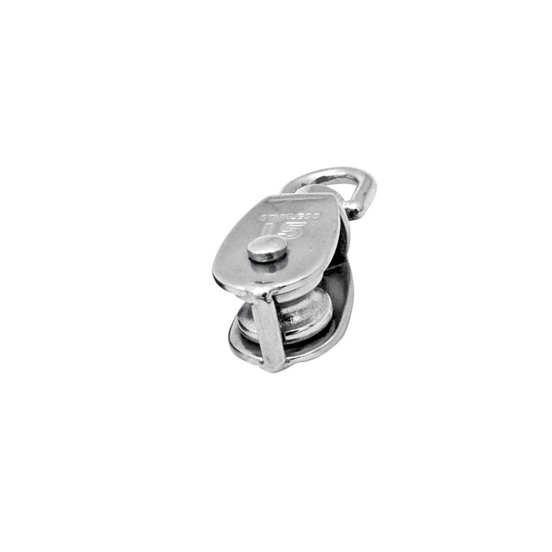 Stainless Steel Pulley Blocks with Single Roller and Swivel