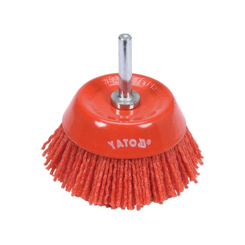 Yato YT-47782 Nylon Cup Brush with Shaft