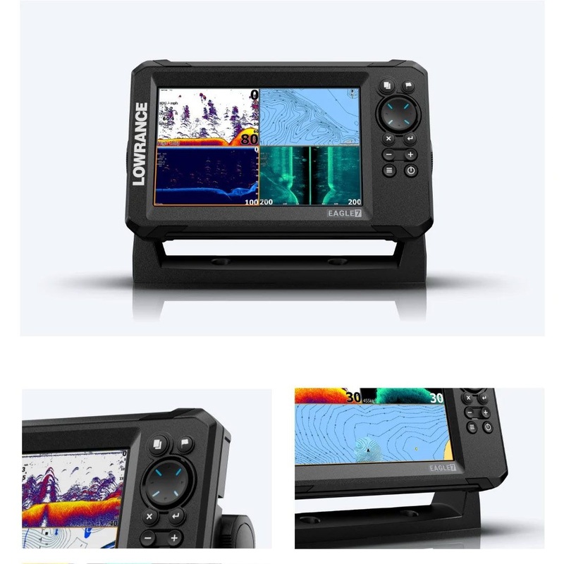 Lowrance Eagle Fishfinder Chartplotter 7″ with HDI Transducer