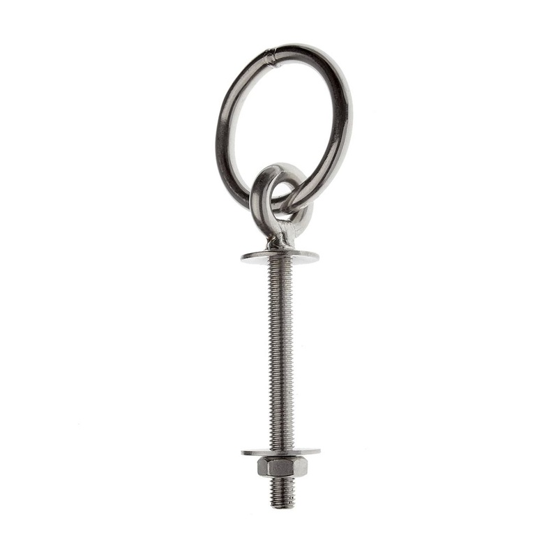 Stainless Steel Collared Eye Bolt with Ring