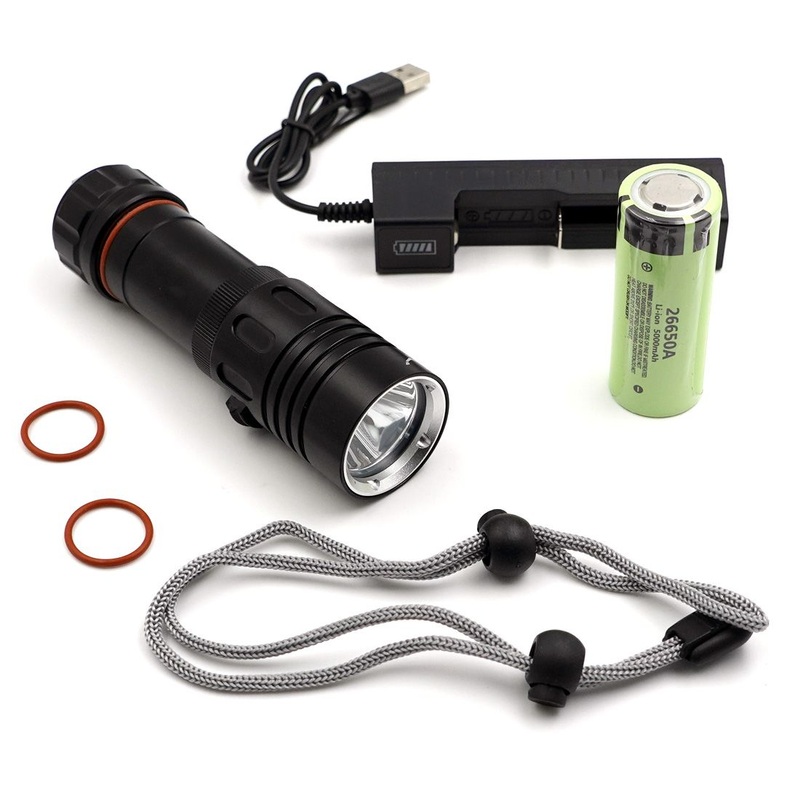 Underwater Rechargeable Torch 1200 Lumens