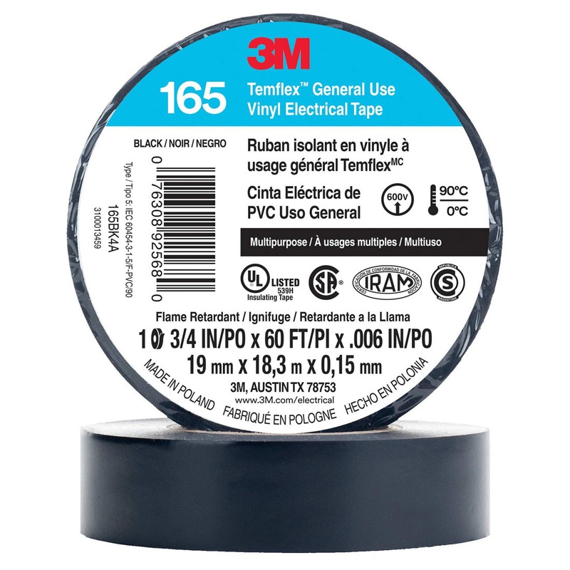 3M Temflex General Use Vinyl Electrical Tape