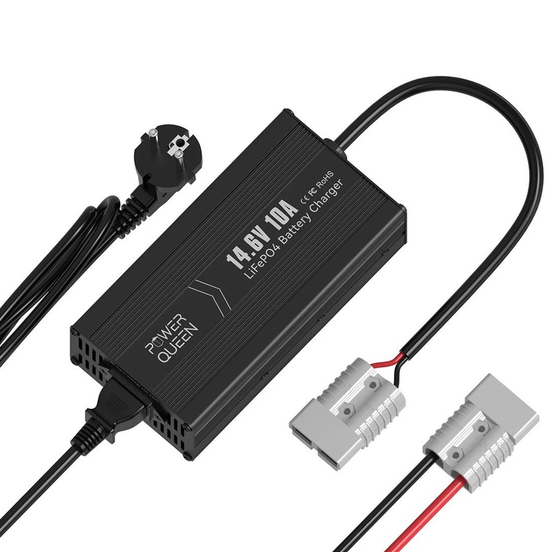 Power Queen 14.6V 10A LiFePO4 Battery Charger