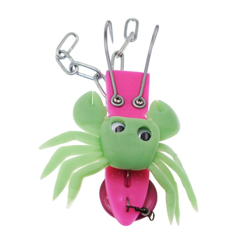 Technofish Octopus Jig with Fluorescent Crab