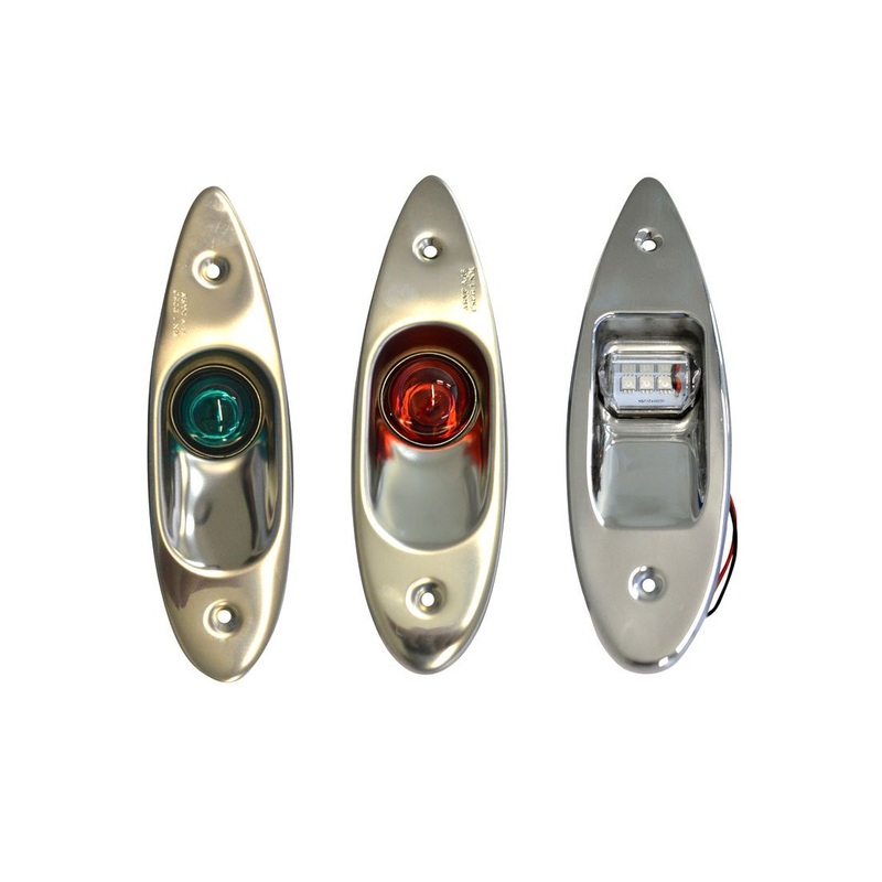 Flush Mount Inox EVAL Side Navigation Lights