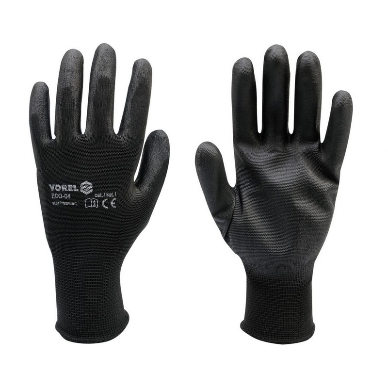 VOREL PE/PU Protective Gloves