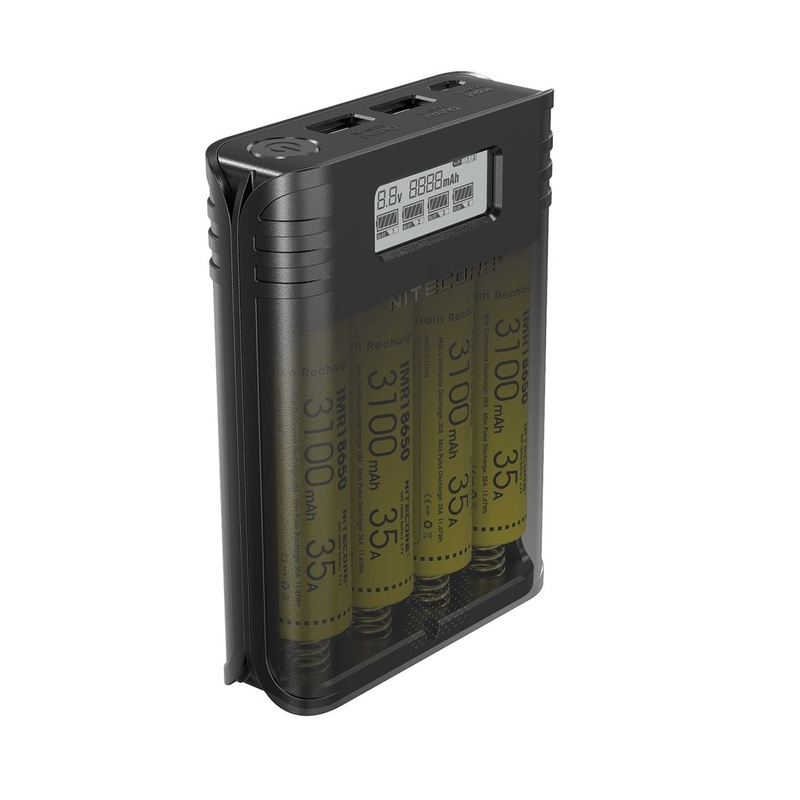Nitecore F4 Flexible Battery Charger & Power Bank
