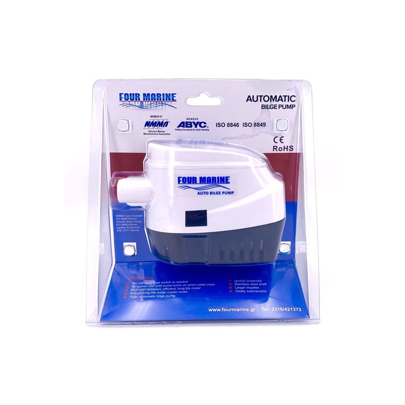 Four Marine Automatic Submersible Bilge Pump