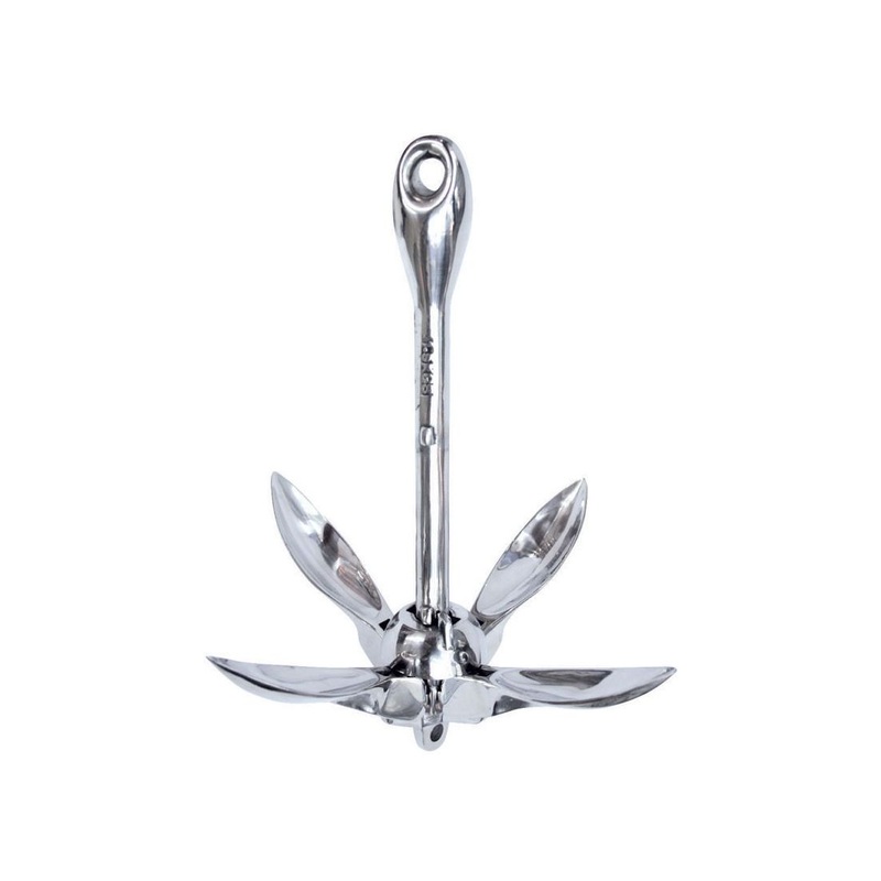 Inox 316 Folding Grapnel Anchor
