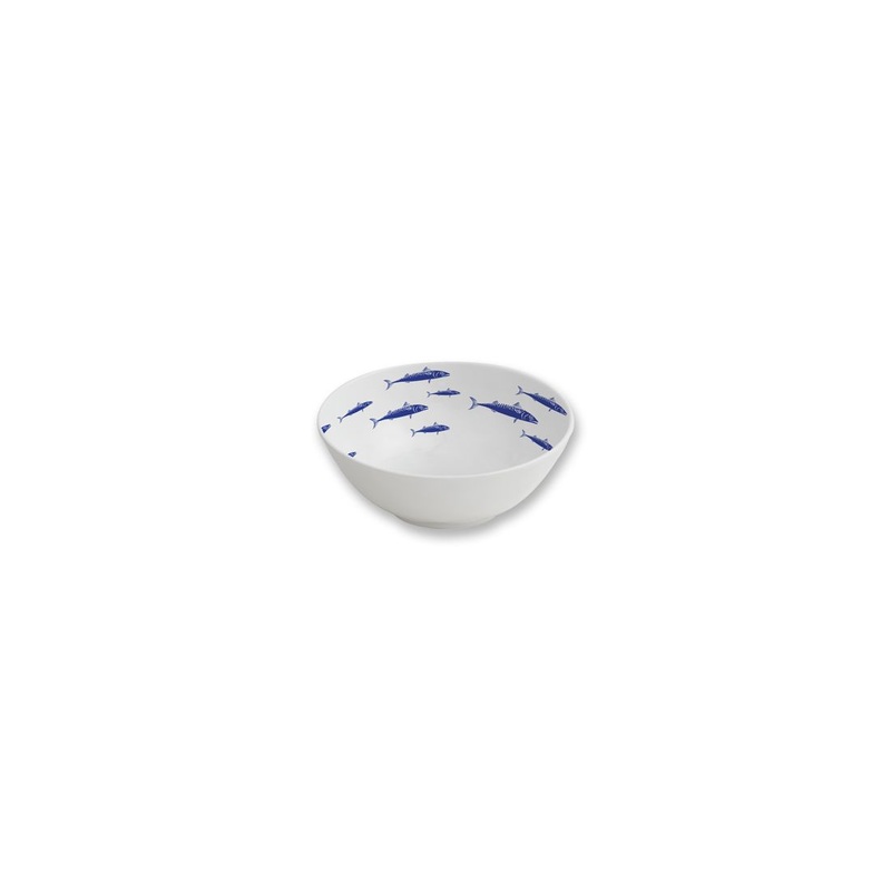 Blue Fish Deep Rimless Bowl
