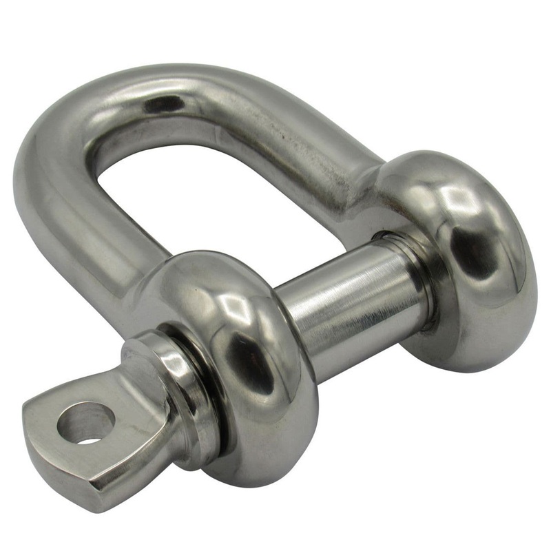 D Type Inox Short Shackle