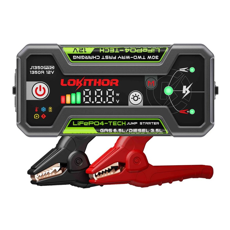 Lokithor J1350 Pro 12V LifePO4 Jump Starter