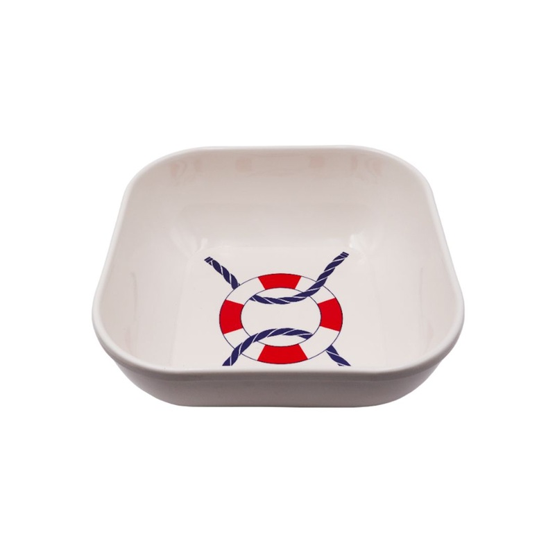 Life Buoy Large Square Salad Bowl