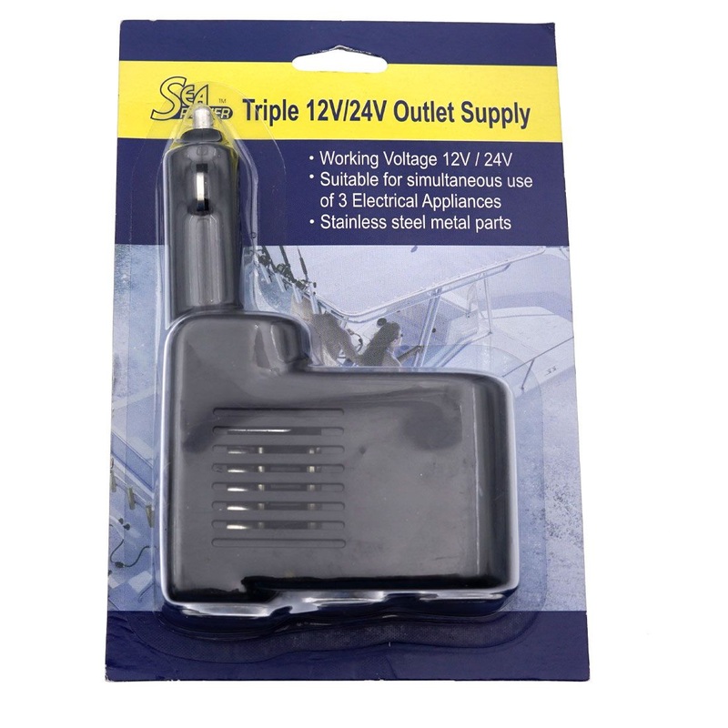 Triple Outlet Supply 12V/24V