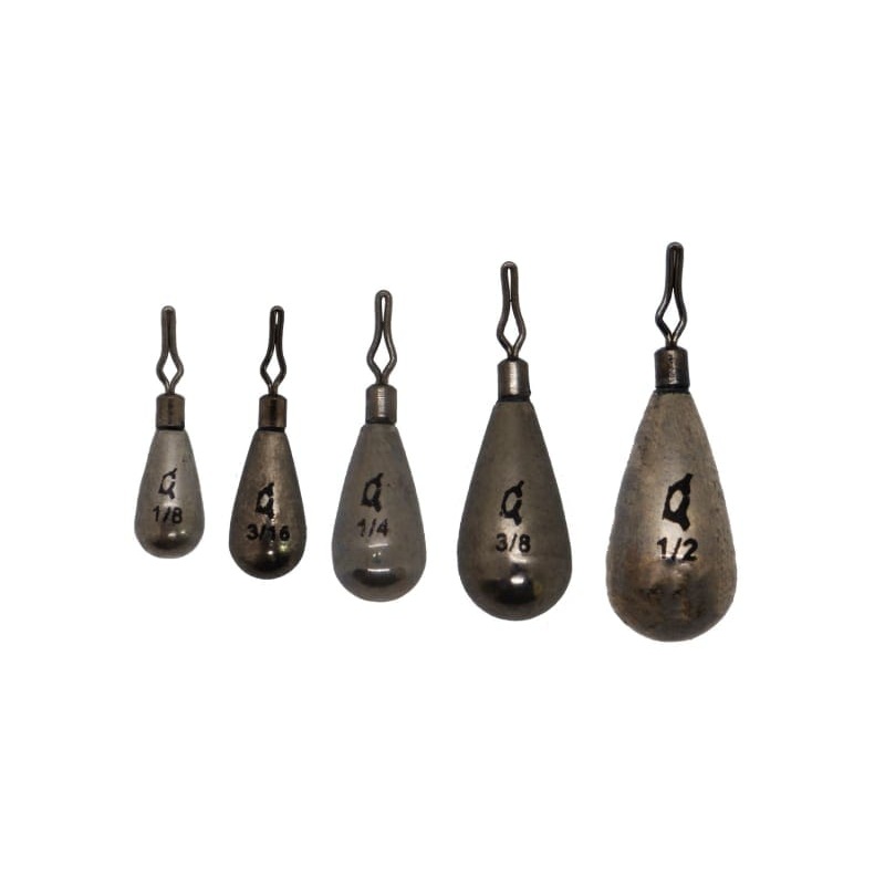 X Zone Tungsten Tear Drop Shot Weight