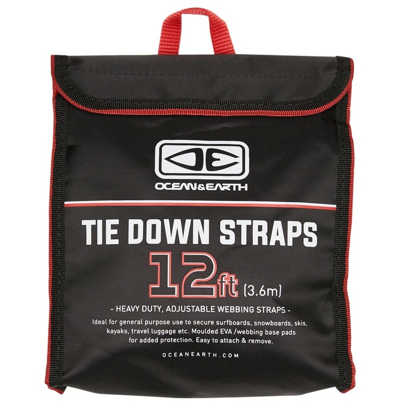 OCEAN & EARTH 3.6m SUP Tie Downs – Black