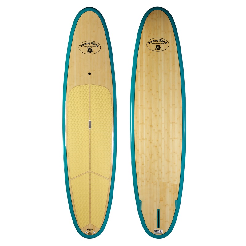 Sunny King 10’6″ Bamboo Series SUP Paddle Board | Aqua – SALE PRICE –