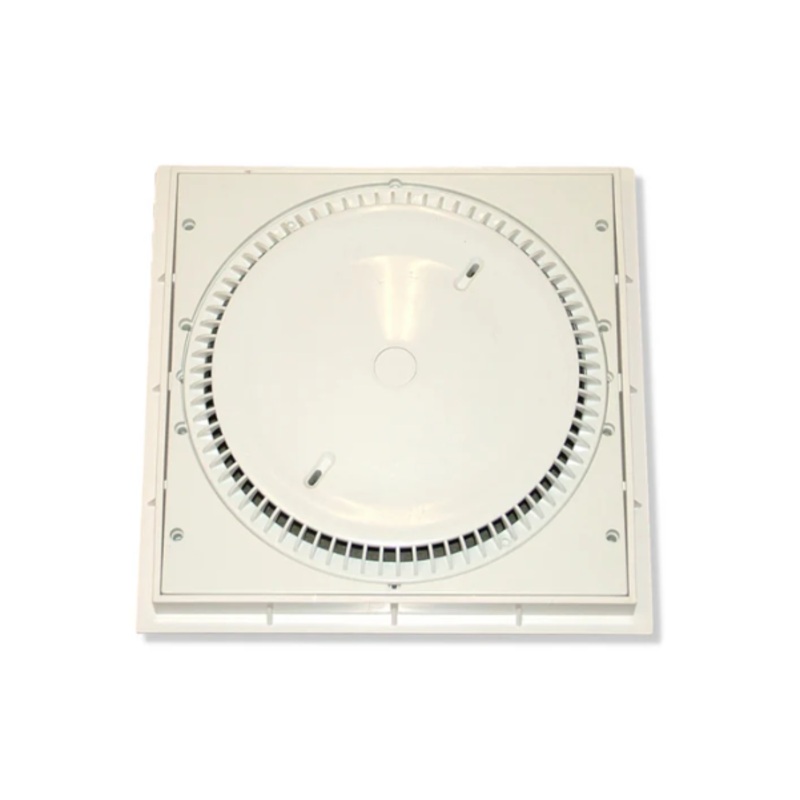 Afras 10064ACW Anti-Vortex ABS Drain Cover – 11.125 Inch Cover and Ring Plate White