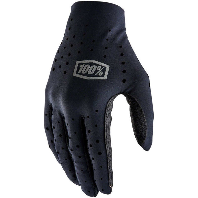 100% Sling Gloves – Black, Full Finger, Medium