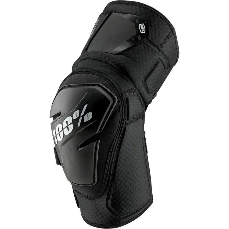 100% Fortis Knee Guards – Black Small/Medium